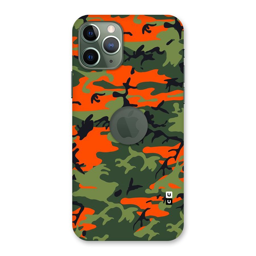 Army Pattern Back Case for iPhone 11 Pro Logo  Cut