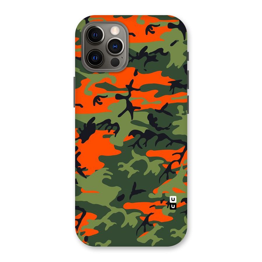 Army Pattern Back Case for iPhone 12 Pro