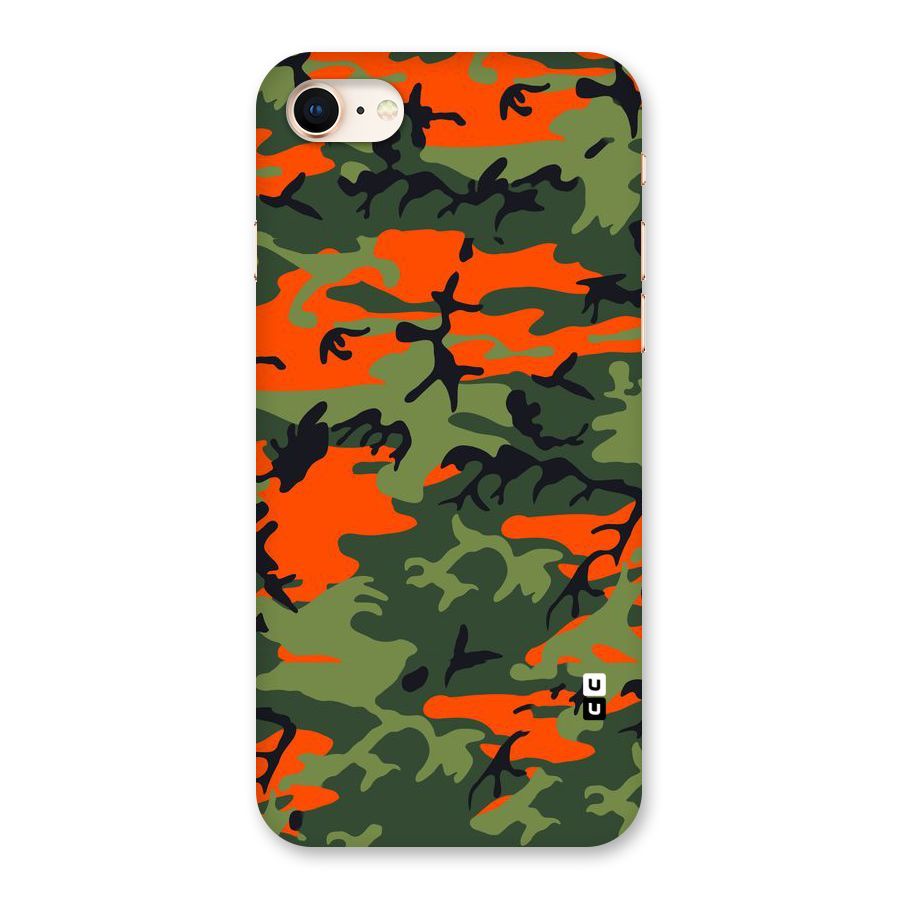 Army Pattern Back Case for iPhone 8