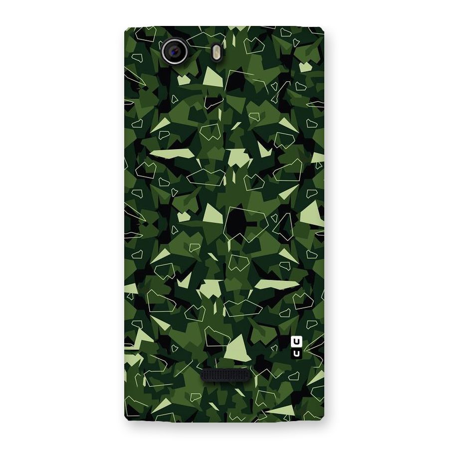 Army Shape Design Back Case for Canvas Nitro 2 E311