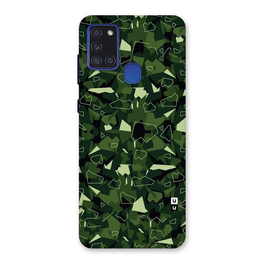 Army Shape Design Back Case for Galaxy A21s