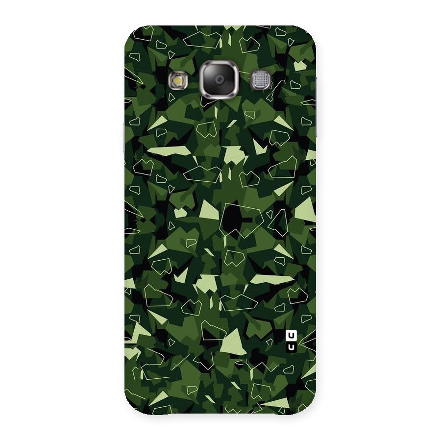 Army Shape Design Back Case for Galaxy E7