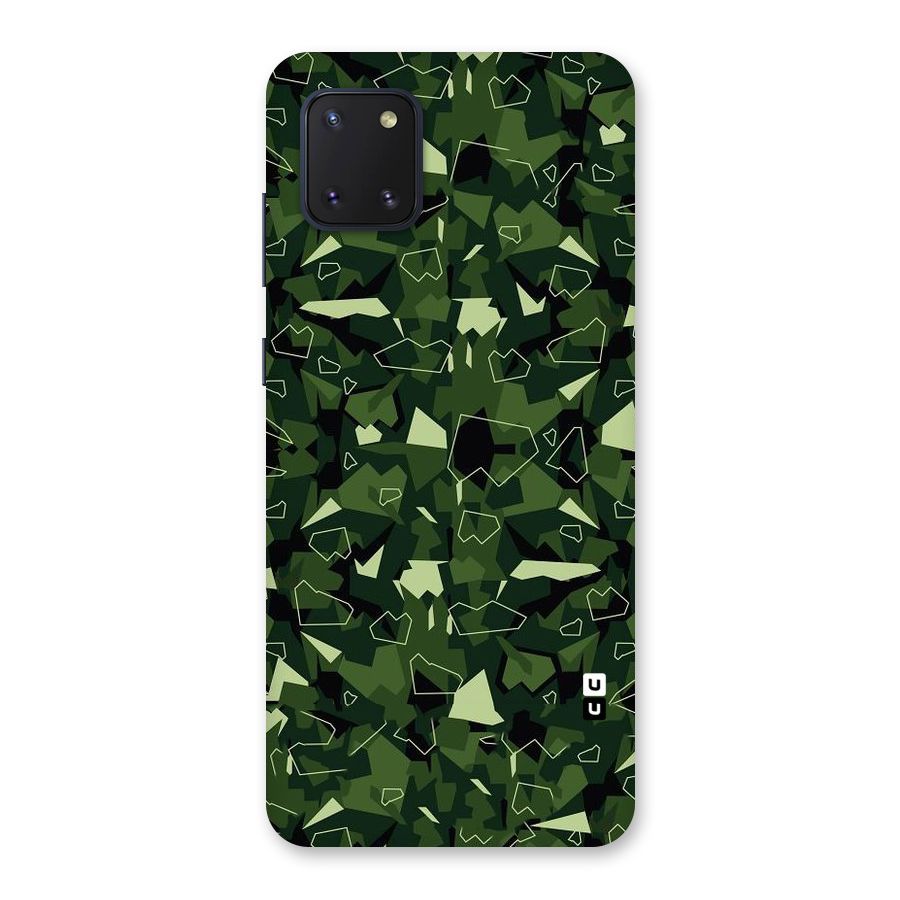 Army Shape Design Back Case for Galaxy Note 10 Lite