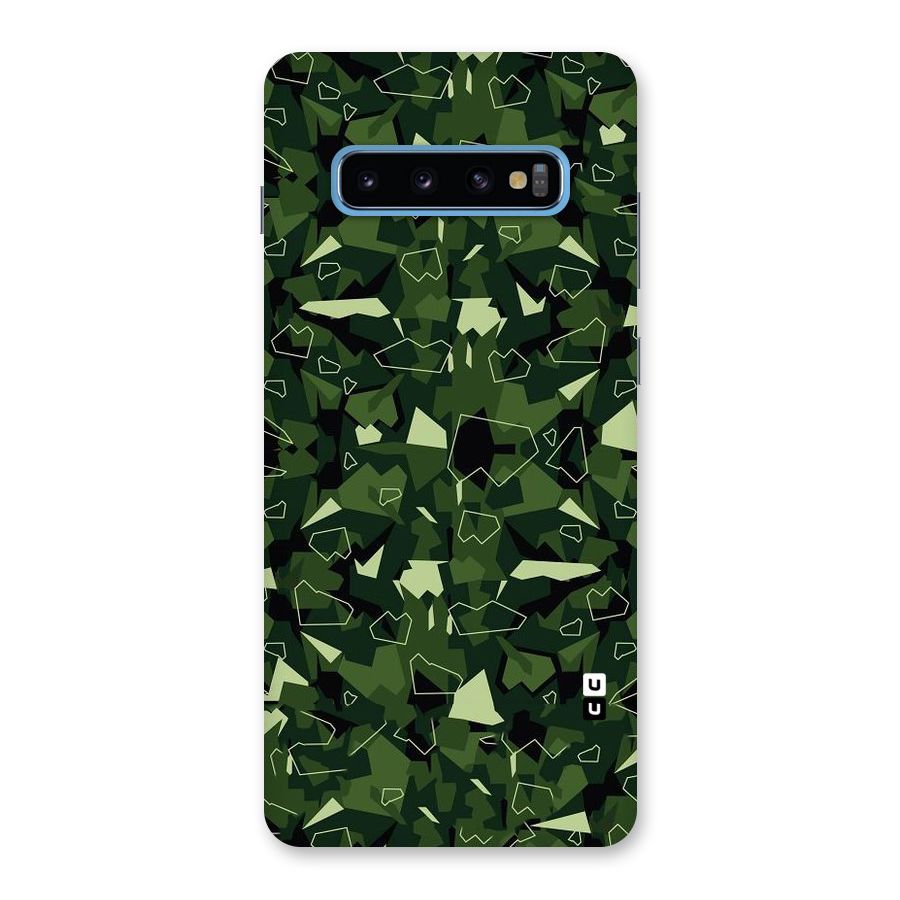 Army Shape Design Back Case for Galaxy S10 Plus
