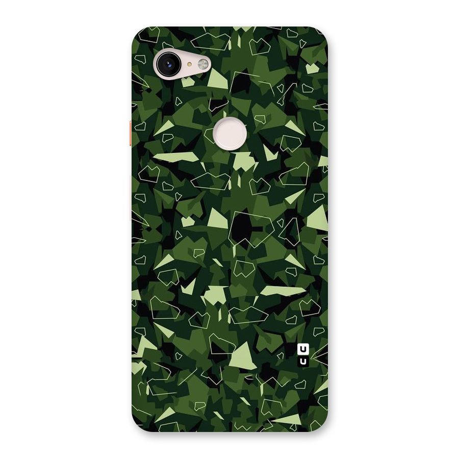 Army Shape Design Back Case for Google Pixel 3 XL