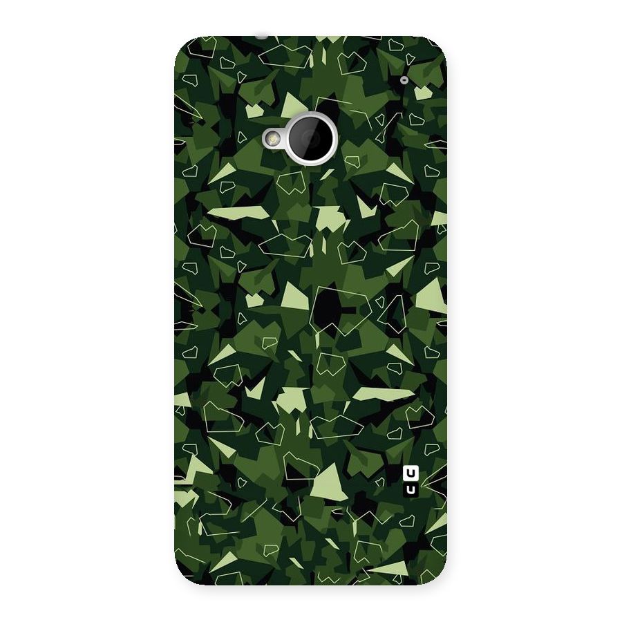 Army Shape Design Back Case for HTC One M7