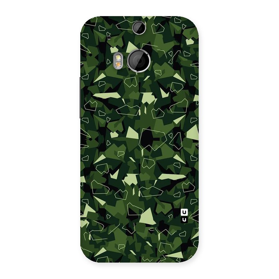 Army Shape Design Back Case for HTC One M8