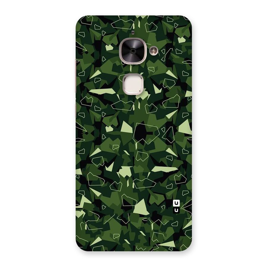 Army Shape Design Back Case for Le 2