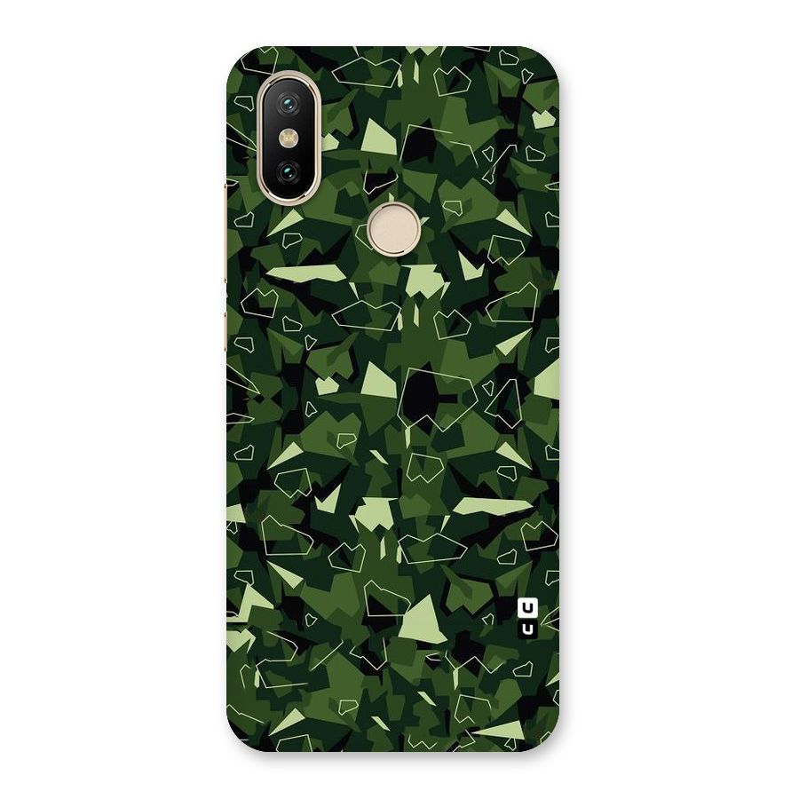 Army Shape Design Back Case for Mi A2