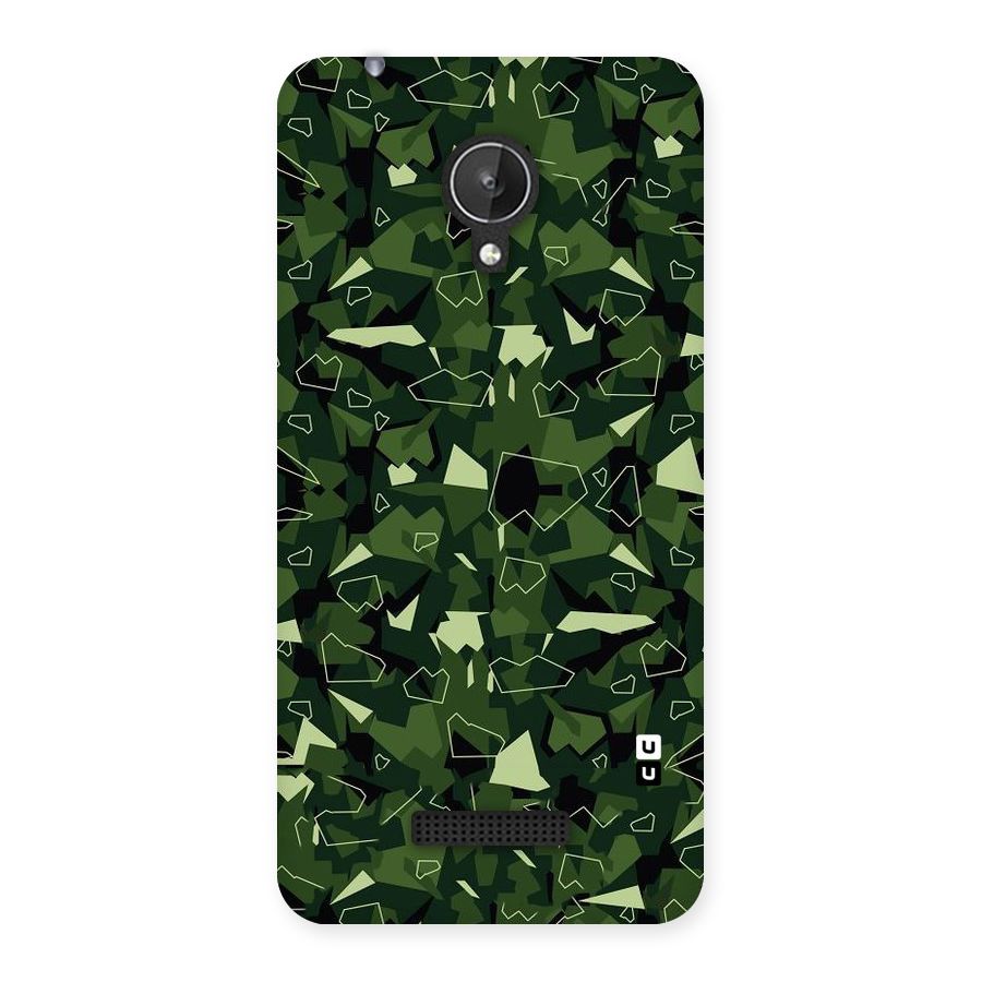 Army Shape Design Back Case for Micromax Canvas Spark Q380