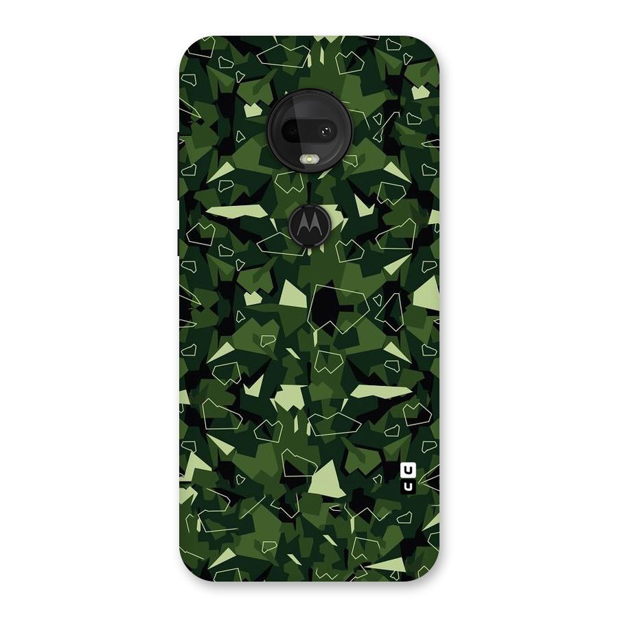 Army Shape Design Back Case for Moto G7