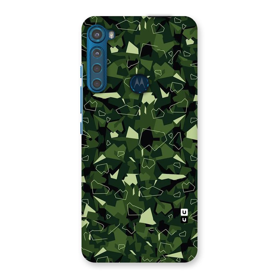 Army Shape Design Back Case for Motorola One Fusion Plus