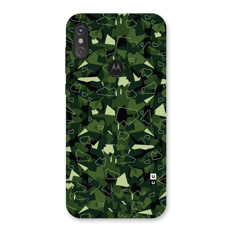 Army Shape Design Back Case for Motorola One Power