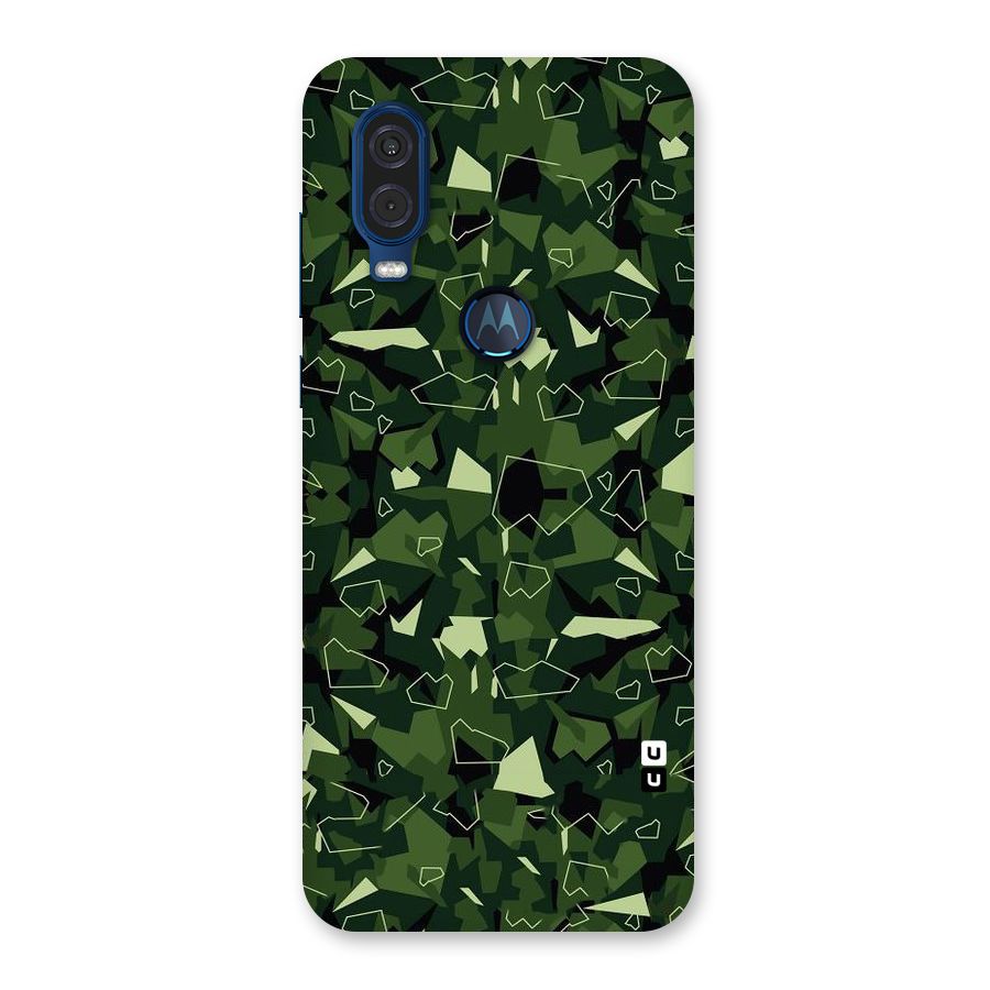 Army Shape Design Back Case for Motorola One Vision