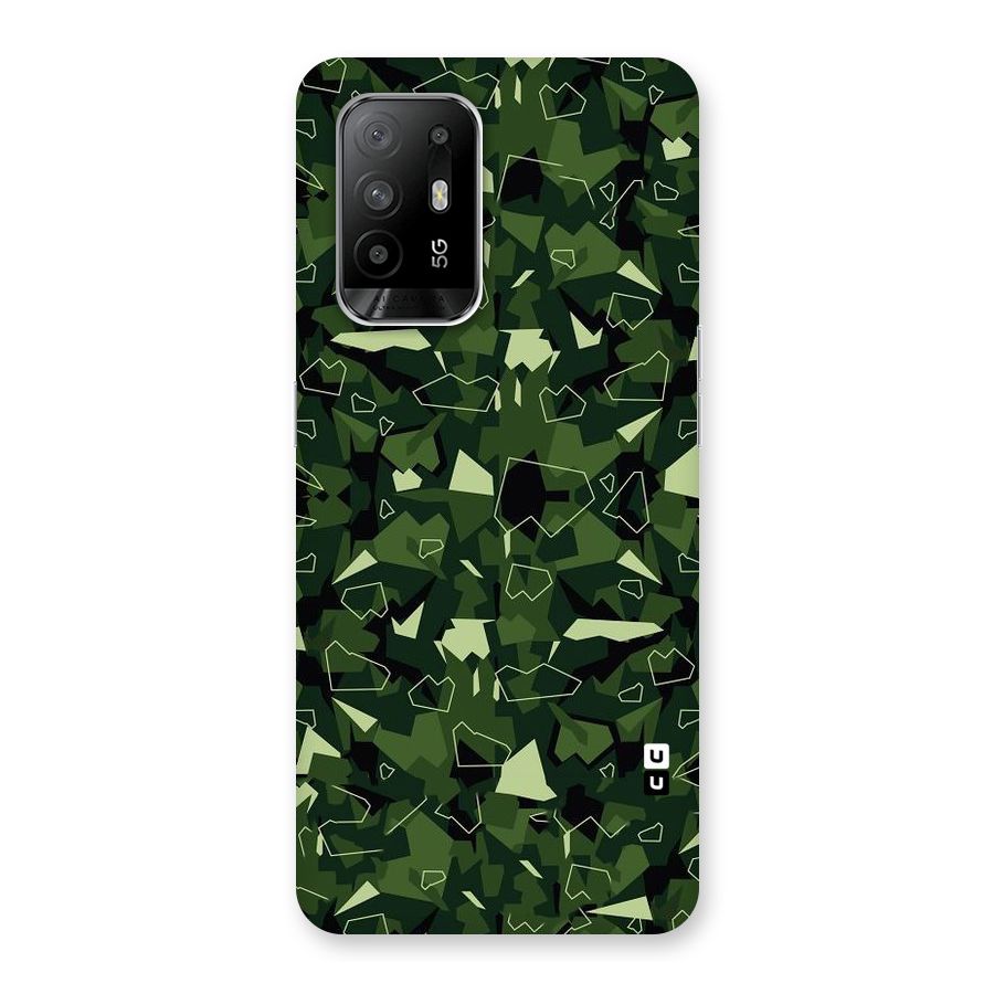 Army Shape Design Back Case for Oppo F19 Pro Plus 5G