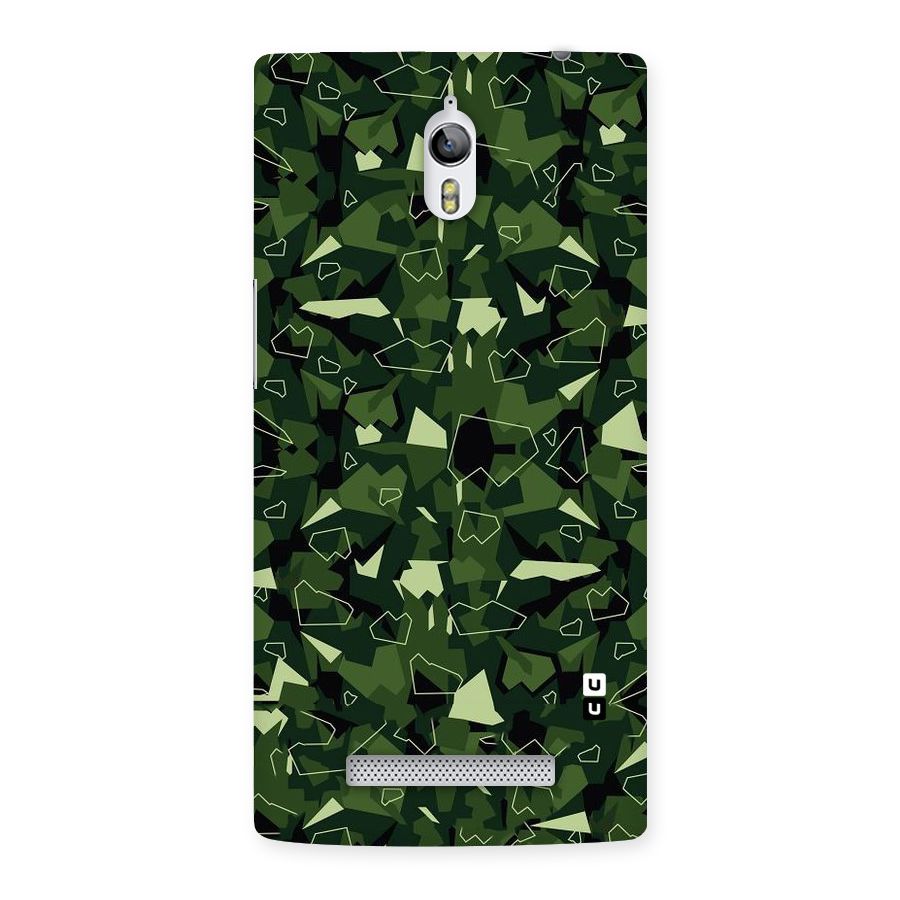 Army Shape Design Back Case for Oppo Find 7