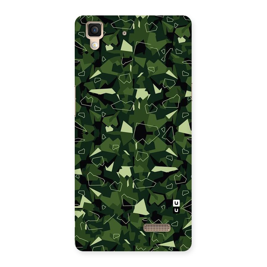 Army Shape Design Back Case for Oppo R7