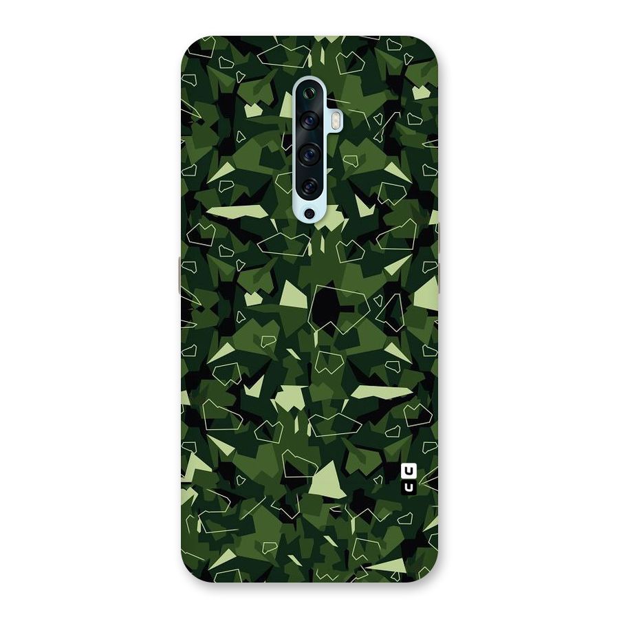 Army Shape Design Back Case for Oppo Reno2 F
