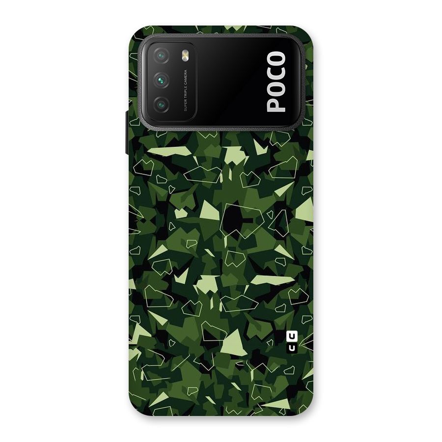 Army Shape Design Back Case for Poco M3