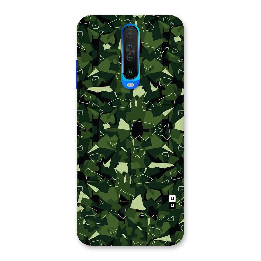 Army Shape Design Back Case for Poco X2