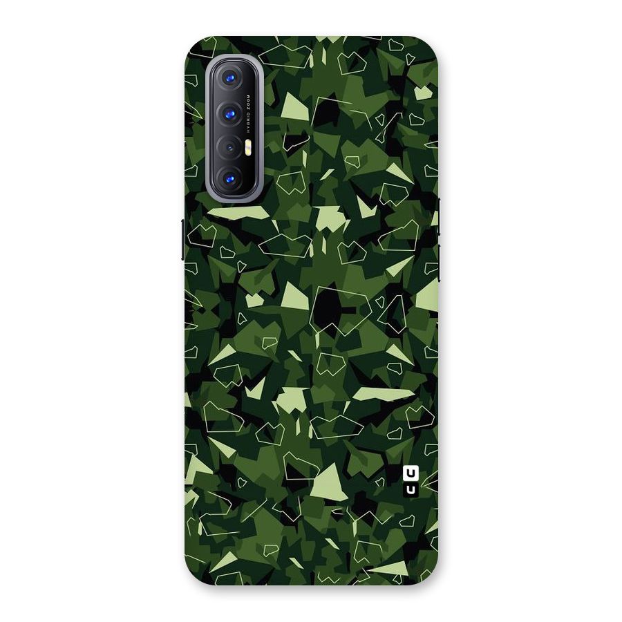 Army Shape Design Back Case for Reno3 Pro