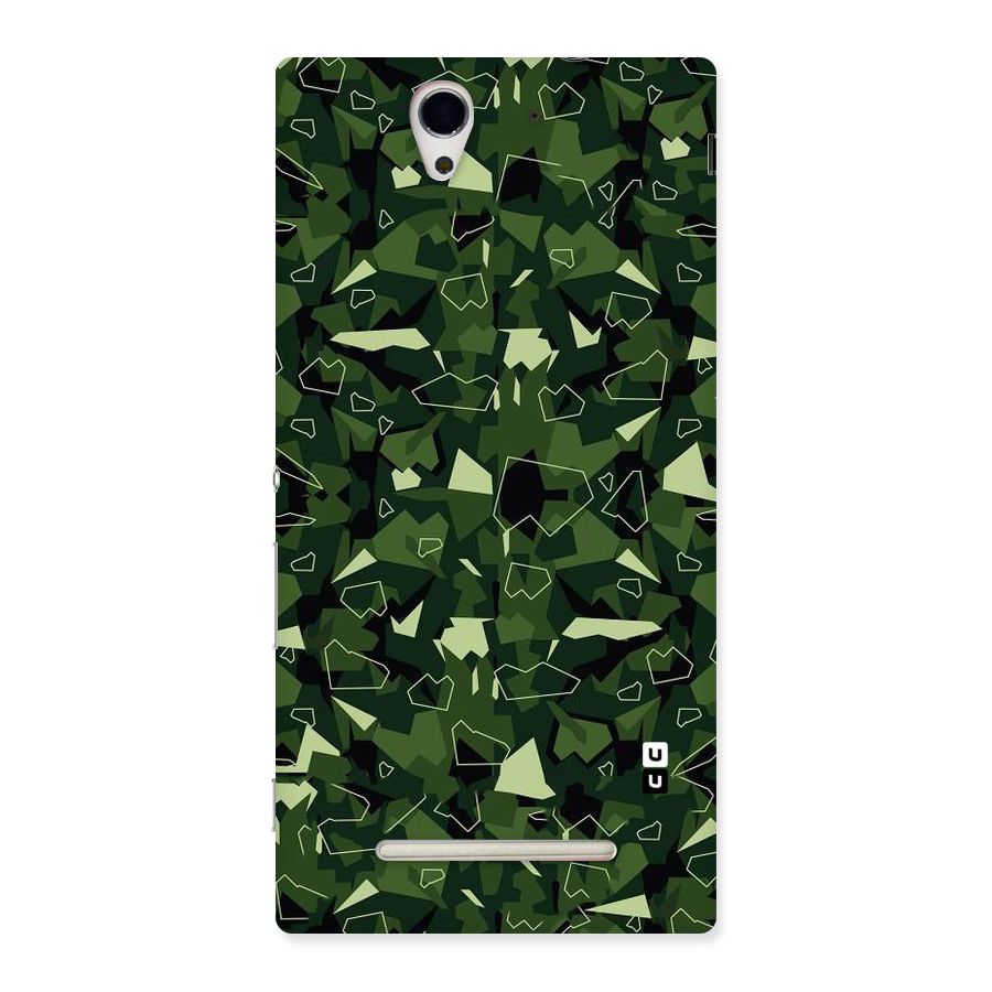 Army Shape Design Back Case for Sony Xperia C3