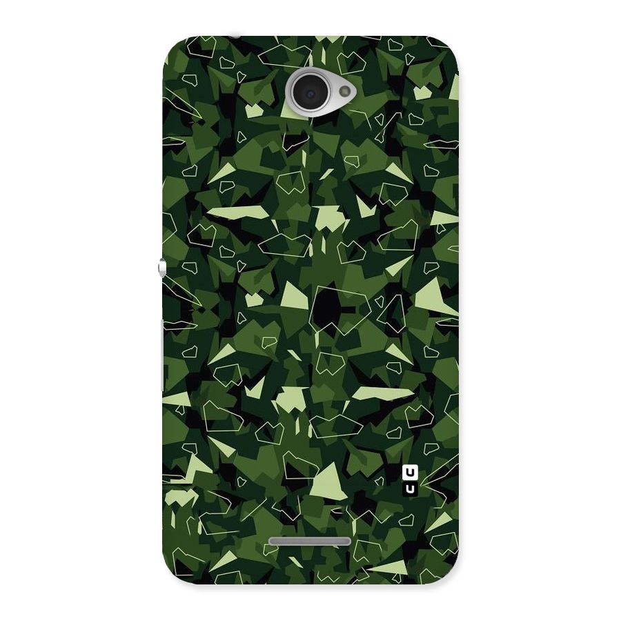 Army Shape Design Back Case for Sony Xperia E4