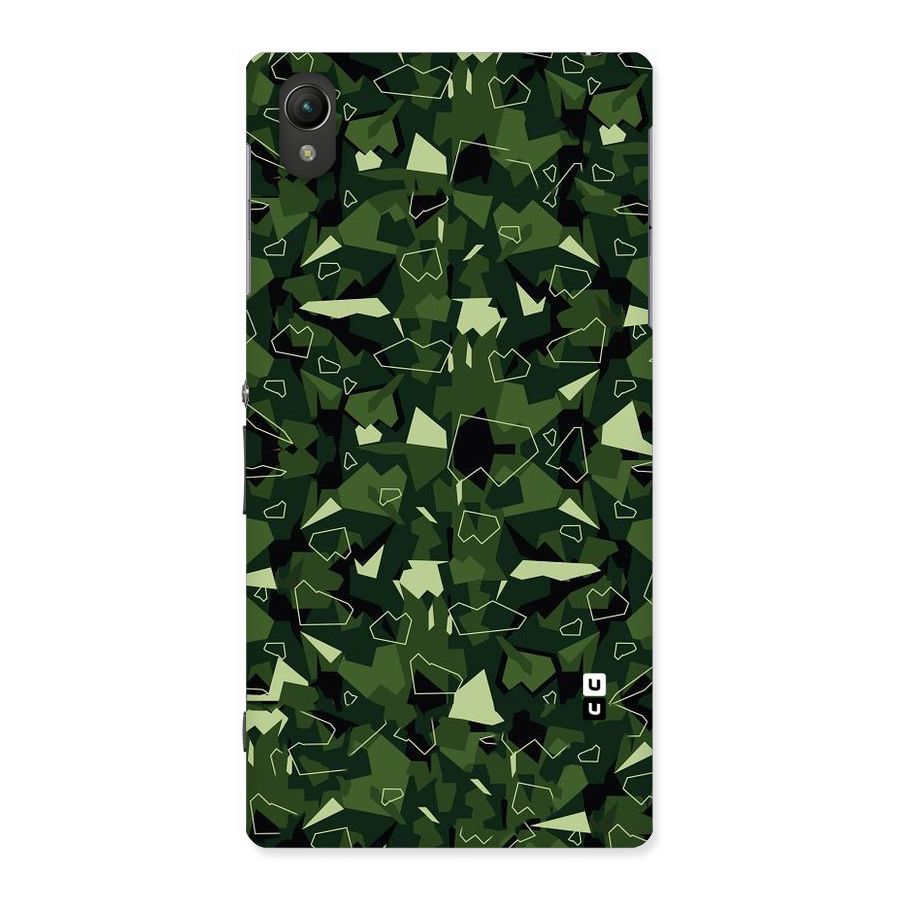 Army Shape Design Back Case for Sony Xperia Z1