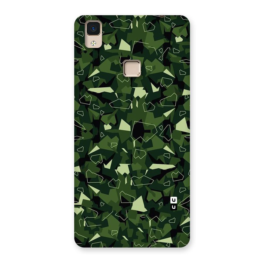 Army Shape Design Back Case for V3 Max