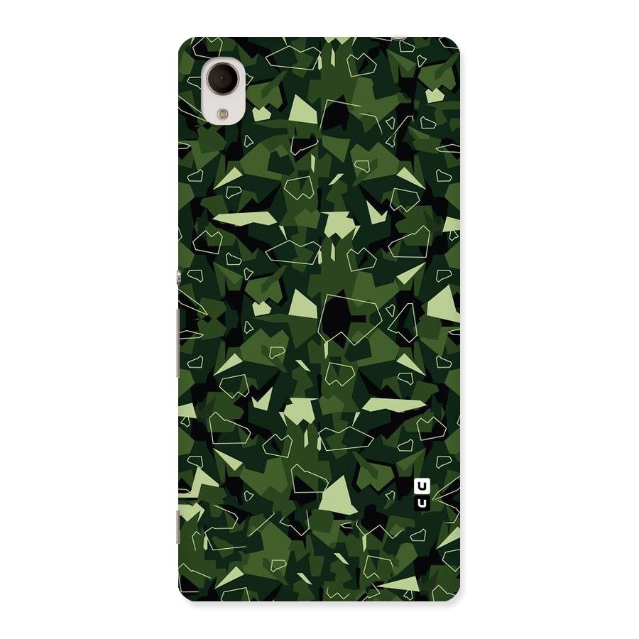Army Shape Design Back Case for Xperia M4 Aqua