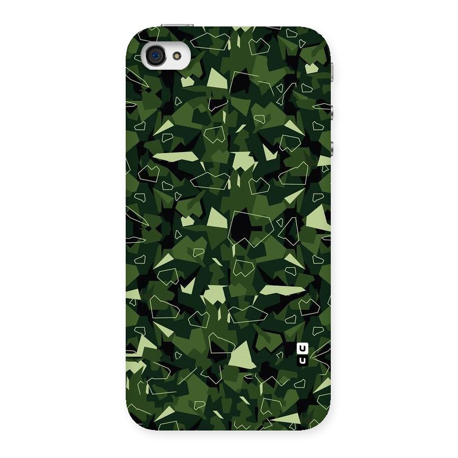 Army Shape Design Back Case for iPhone 4 4s