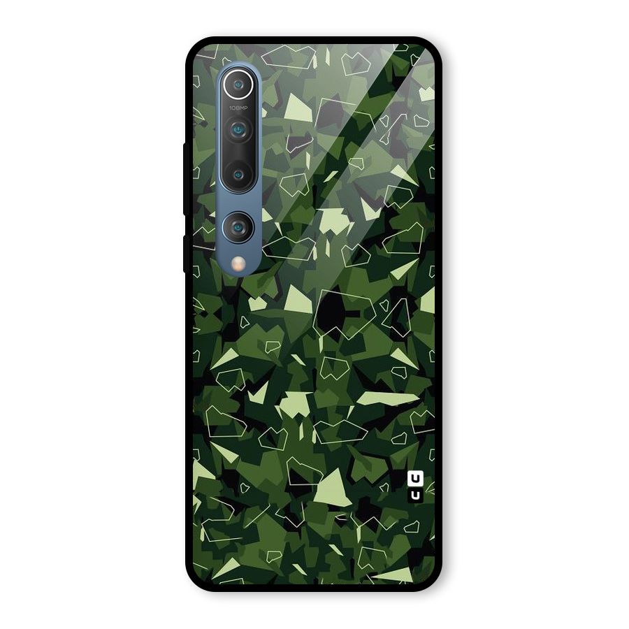 Army Shape Design Glass Back Case for Mi 10