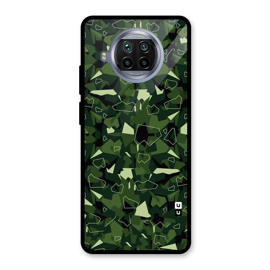 Army Shape Design Glass Back Case for Mi 10i