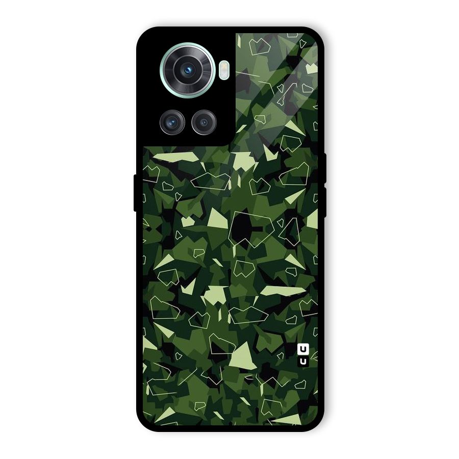 Army Shape Design Glass Back Case for OnePlus 10R
