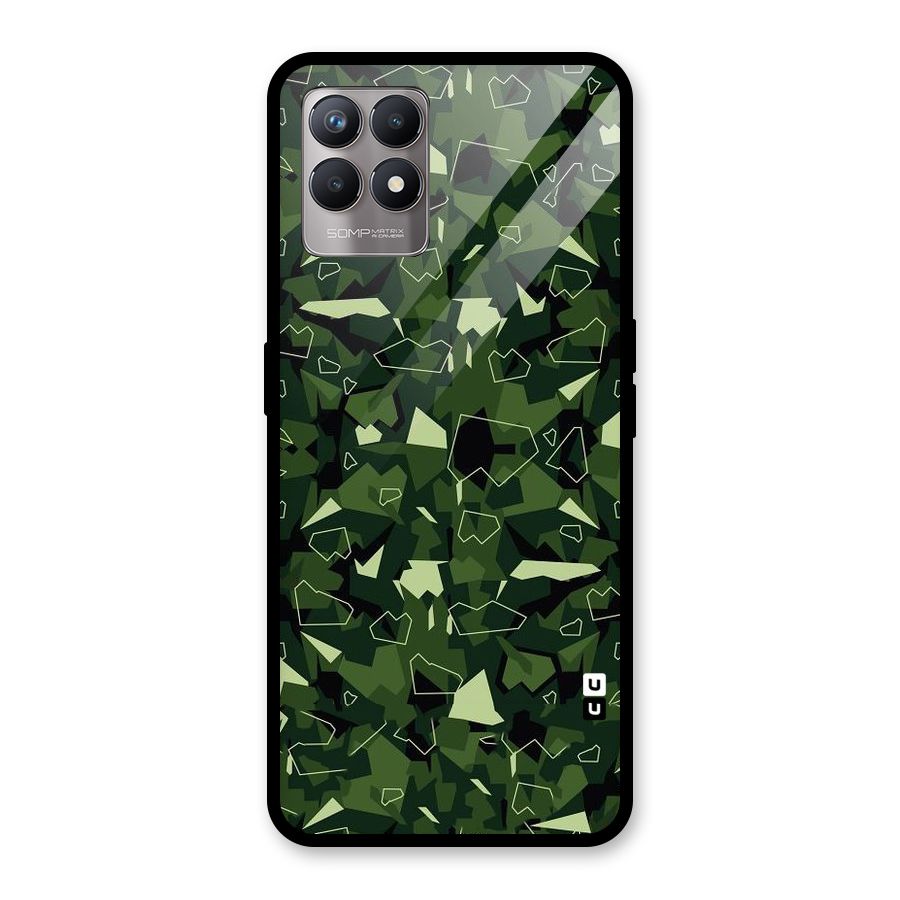 Army Shape Design Glass Back Case for Realme Narzo 50