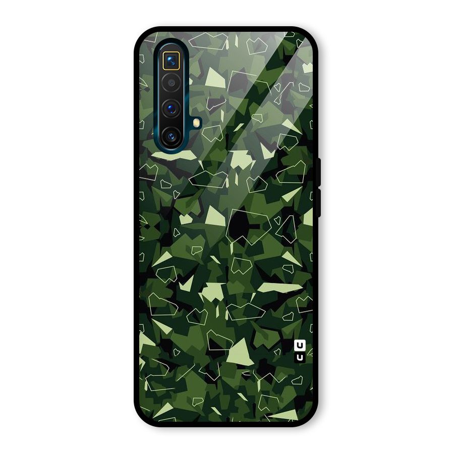 Army Shape Design Glass Back Case for Realme X3 SuperZoom