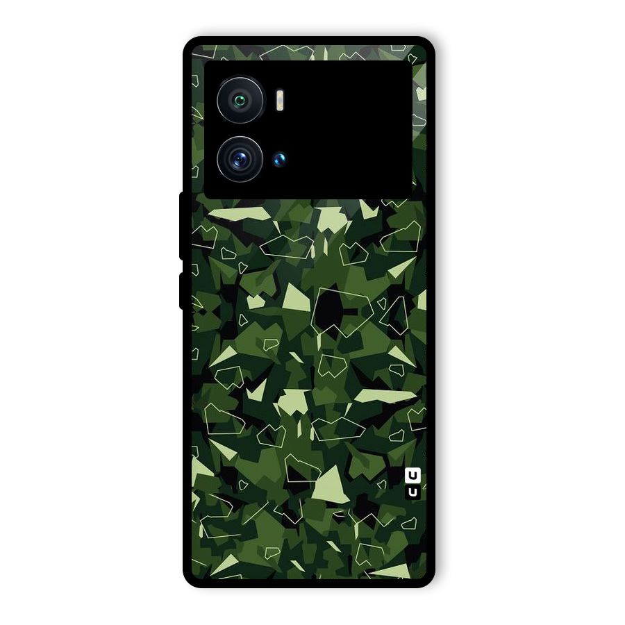 Army Shape Design Glass Back Case for Vivo iQOO 9 Pro