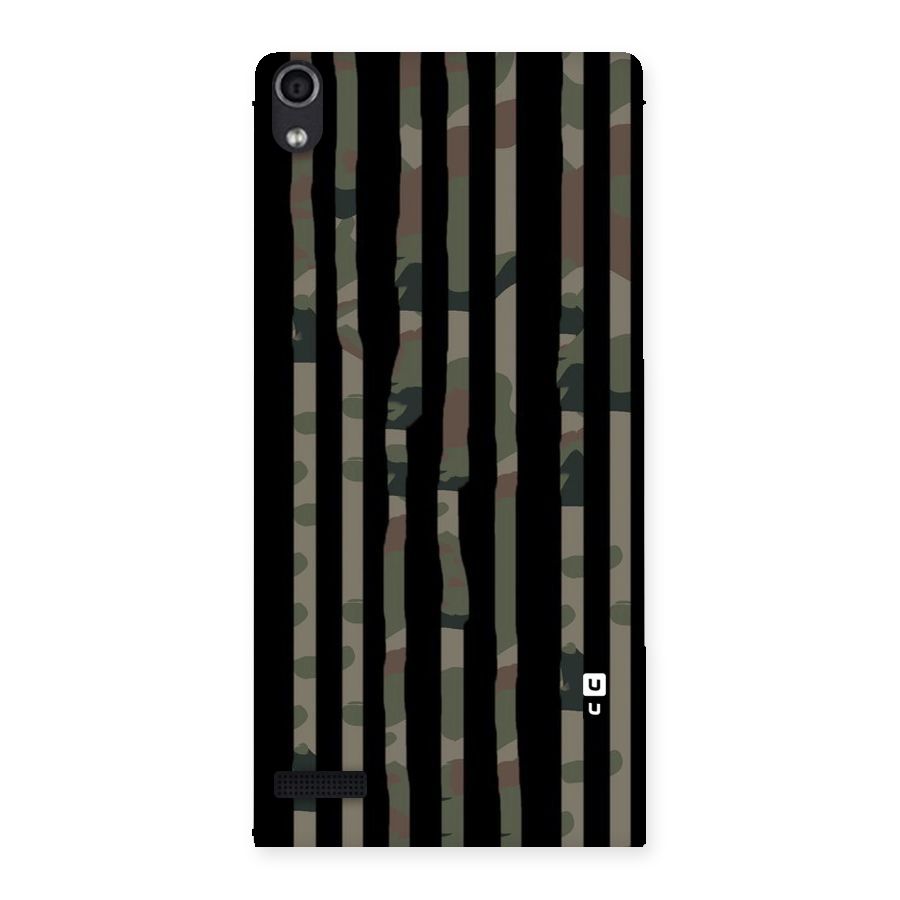 Army Stripes Back Case for Ascend P6