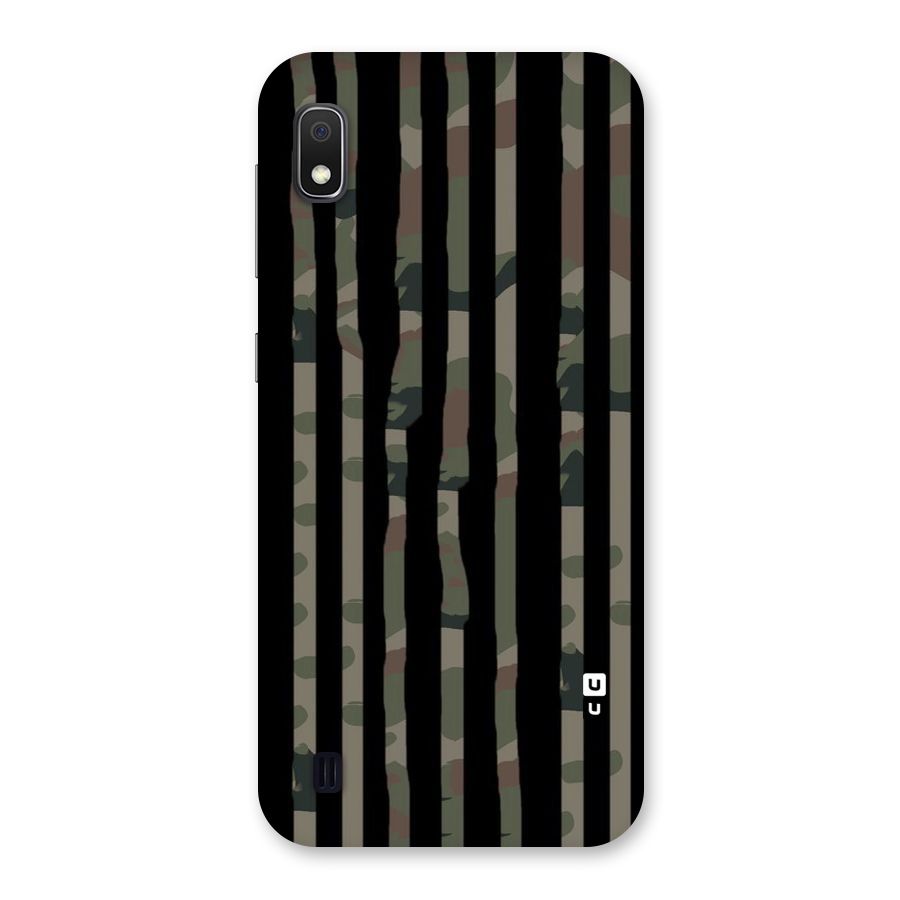 Army Stripes Back Case for Galaxy A10