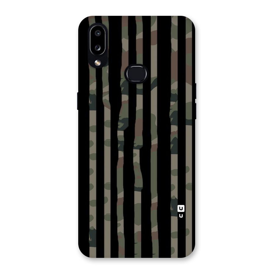 Army Stripes Back Case for Galaxy A10s