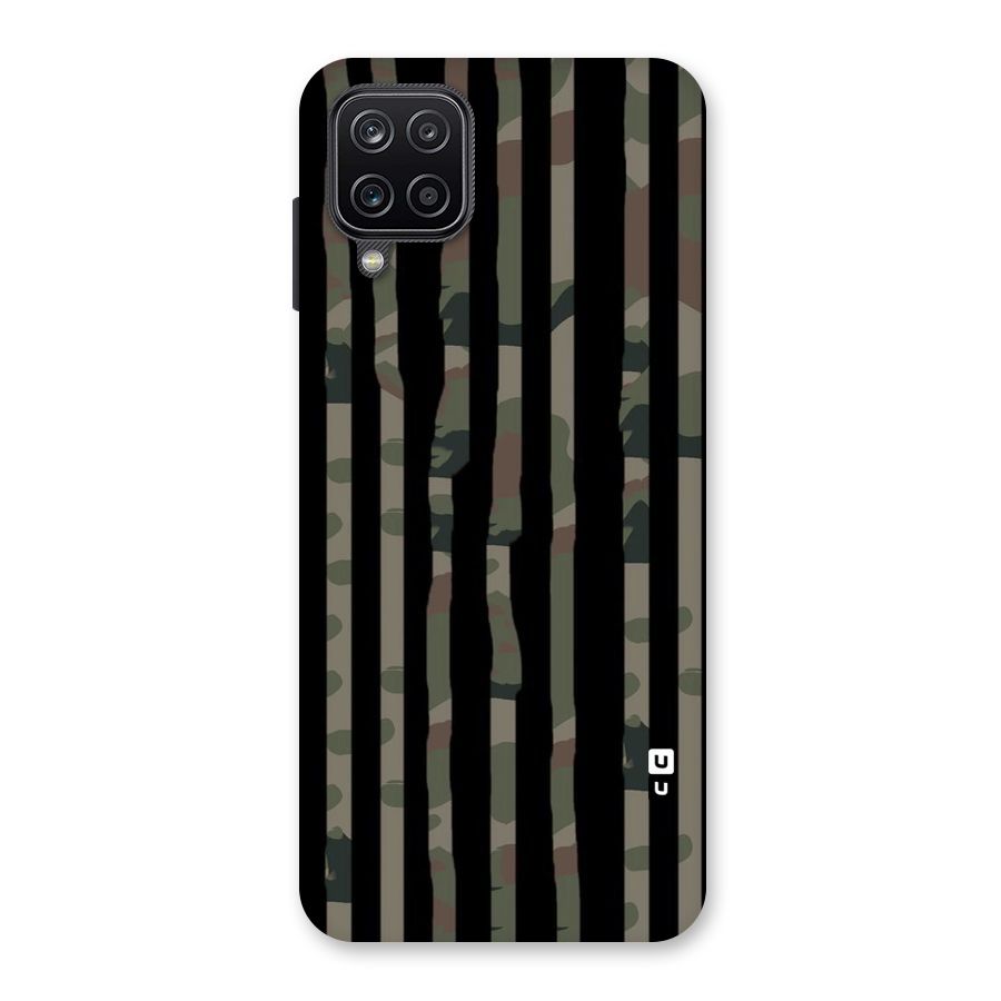 Army Stripes Back Case for Galaxy A12