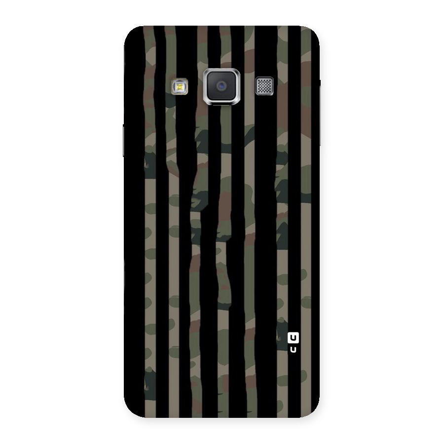 Army Stripes Back Case for Galaxy A3
