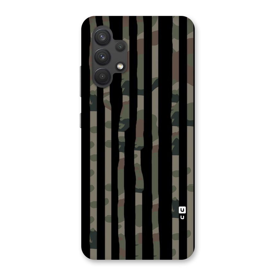 Army Stripes Back Case for Galaxy A32