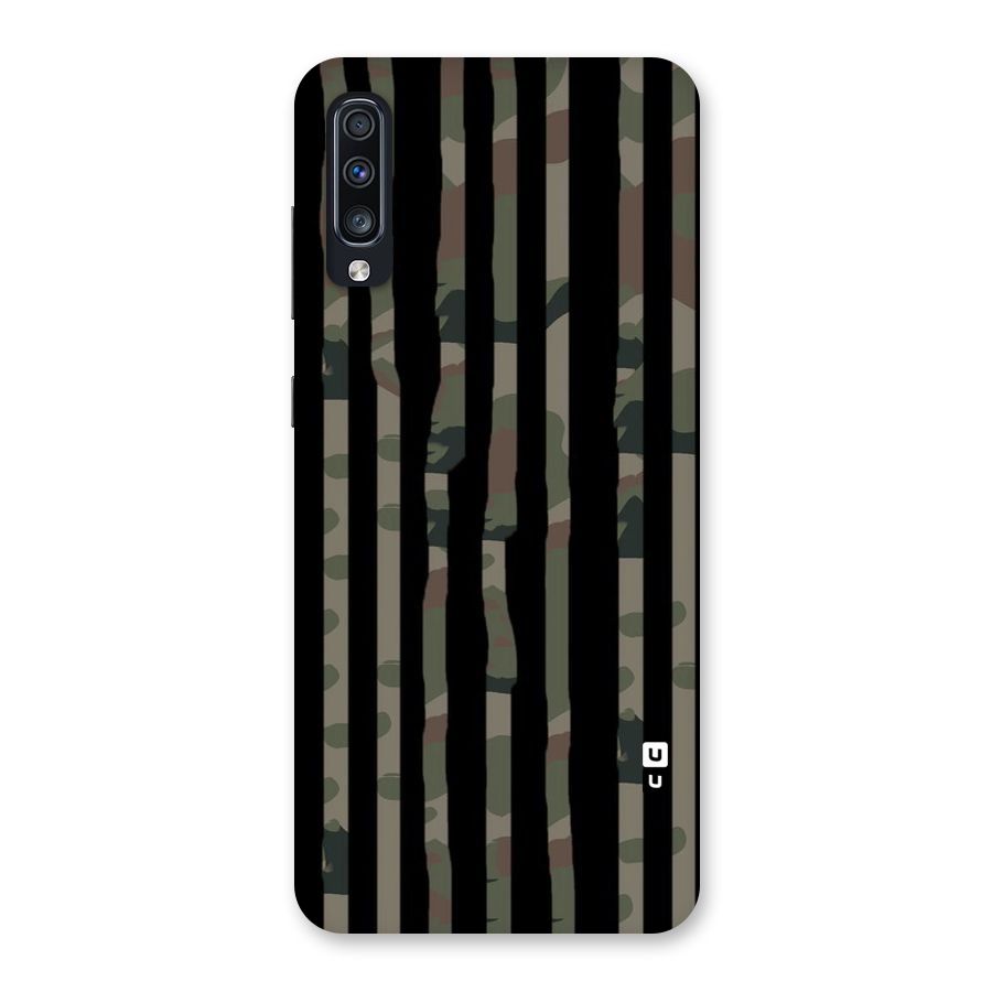 Army Stripes Back Case for Galaxy A70