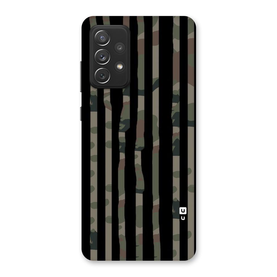 Army Stripes Back Case for Galaxy A72