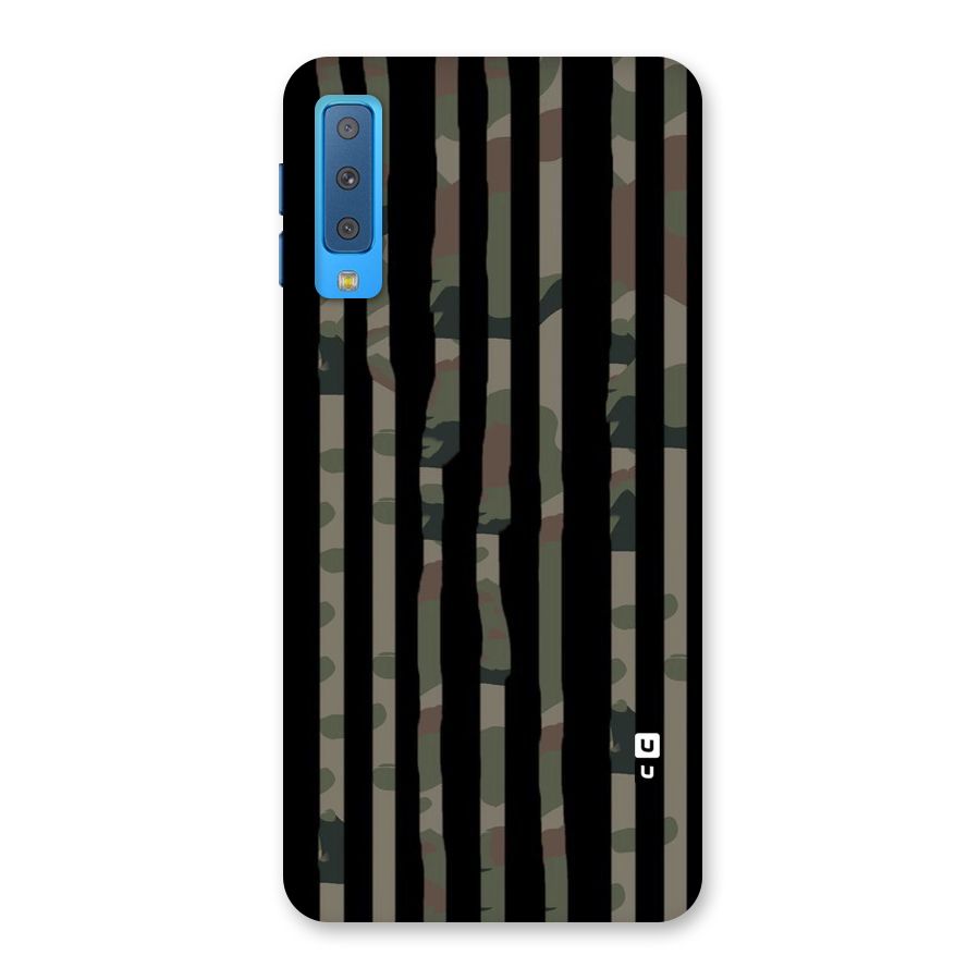 Army Stripes Back Case for Galaxy A7 (2018)