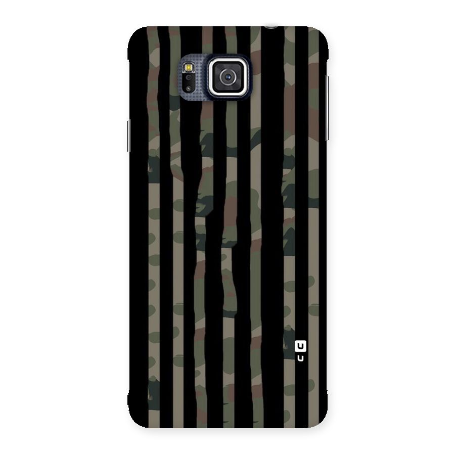 Army Stripes Back Case for Galaxy Alpha