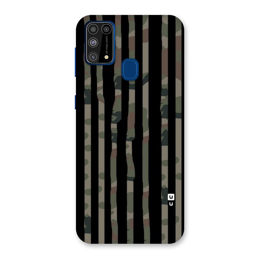 Army Stripes Back Case for Galaxy F41