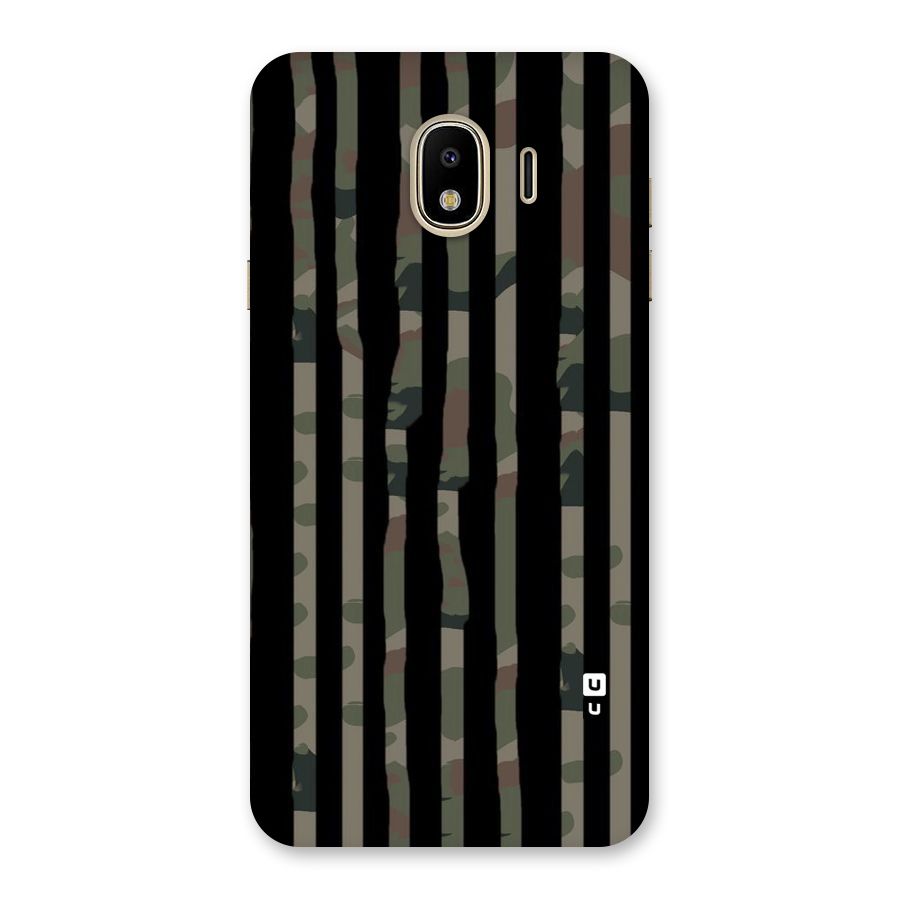 Army Stripes Back Case for Galaxy J4