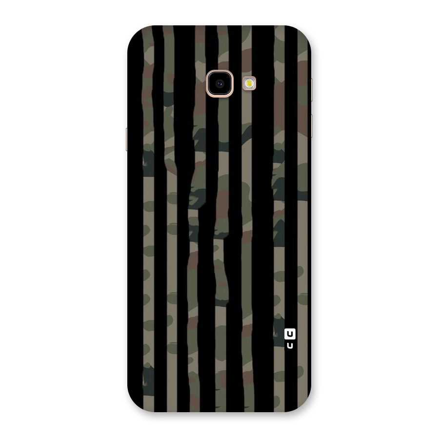 Army Stripes Back Case for Galaxy J4 Plus